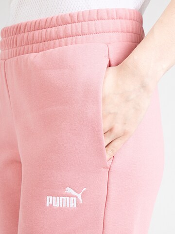 PUMA Слим Штаны 'ESS No. 1' в Ярко-розовый