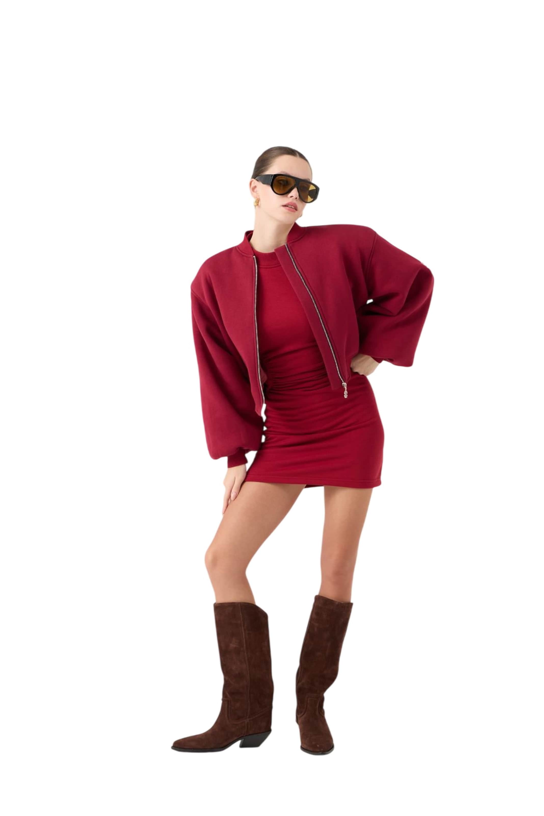HOLLY LOLLY Between-season jacket in Red