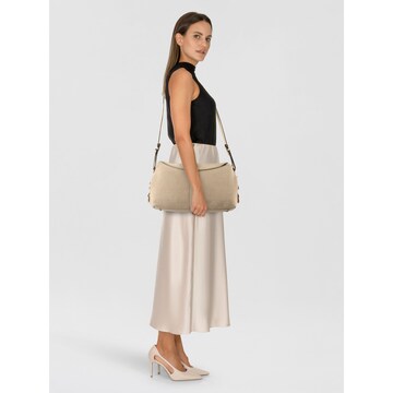 PINKO Schultertasche 'Saddle' in Beige