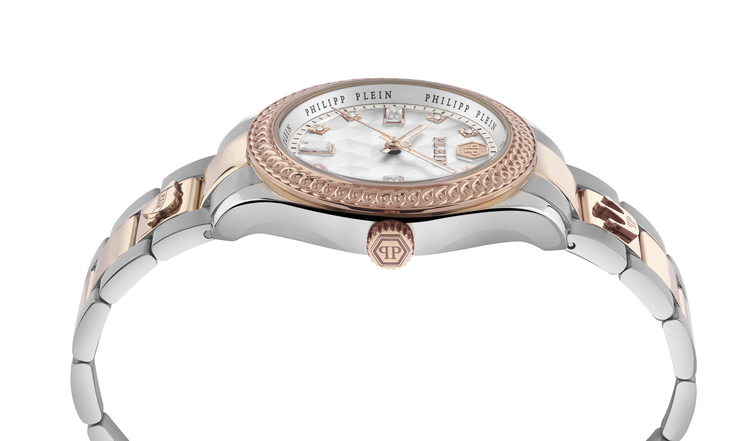 Orologio analogico 'Queen' di Philipp Plein in argento