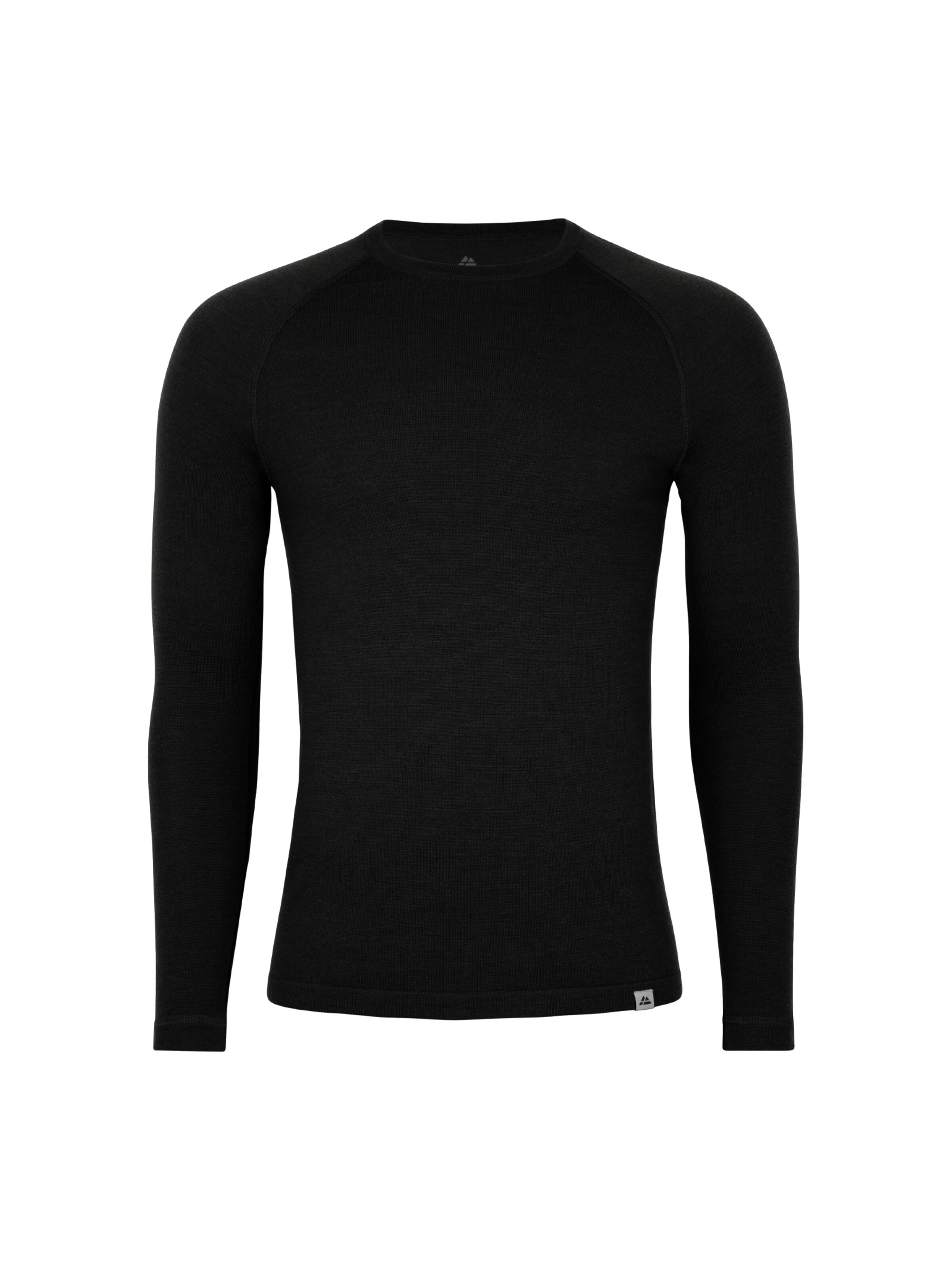 DANISH ENDURANCE Base layer 'Merino' in Black: front