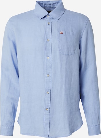 Regular fit Cămașă de la NAPAPIJRI pe albastru: față