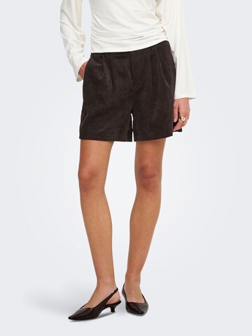 Loosefit Pantalon 'LAGATE' ONLY en marron : devant