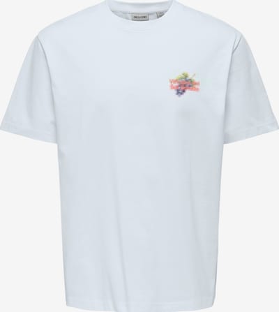 Marškinėliai 'Fred Life RLX' iš Only & Sons, spalva – mišrios spalvos / balta, Prekių apžvalga