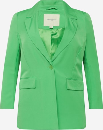 ONLY Carmakoma Blazer 'THEA' in Green: front