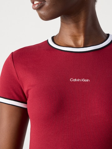Calvin Klein Jeans Jurk in Rood