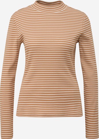 T-shirt s.Oliver BLACK LABEL en beige : devant