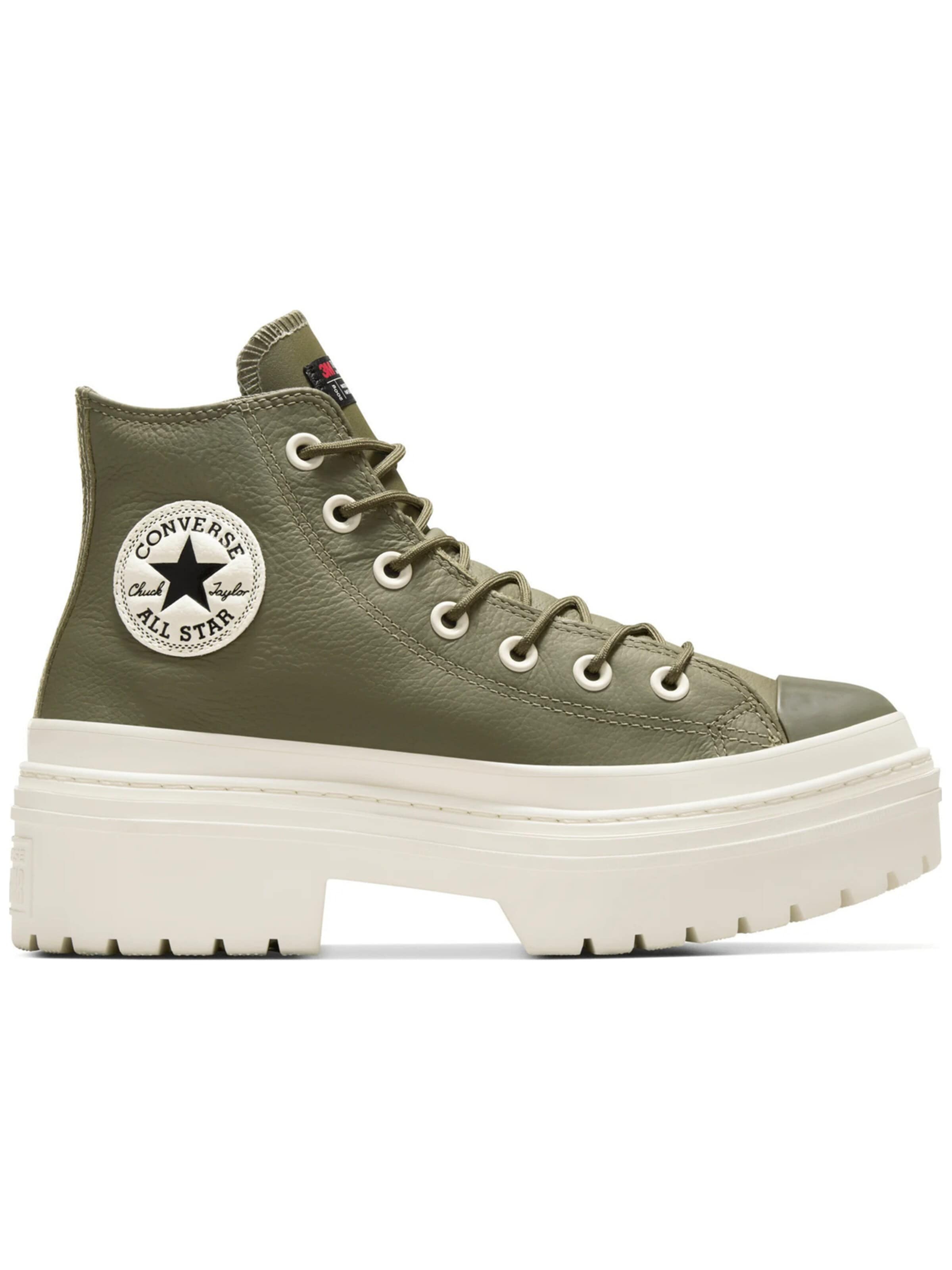 CONVERSE - Zapatillas deportivas altas 'Converse Chuck Taylor As Lugged Heel' en verde: frente