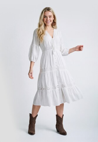 IZIA - Vestido em branco: frente