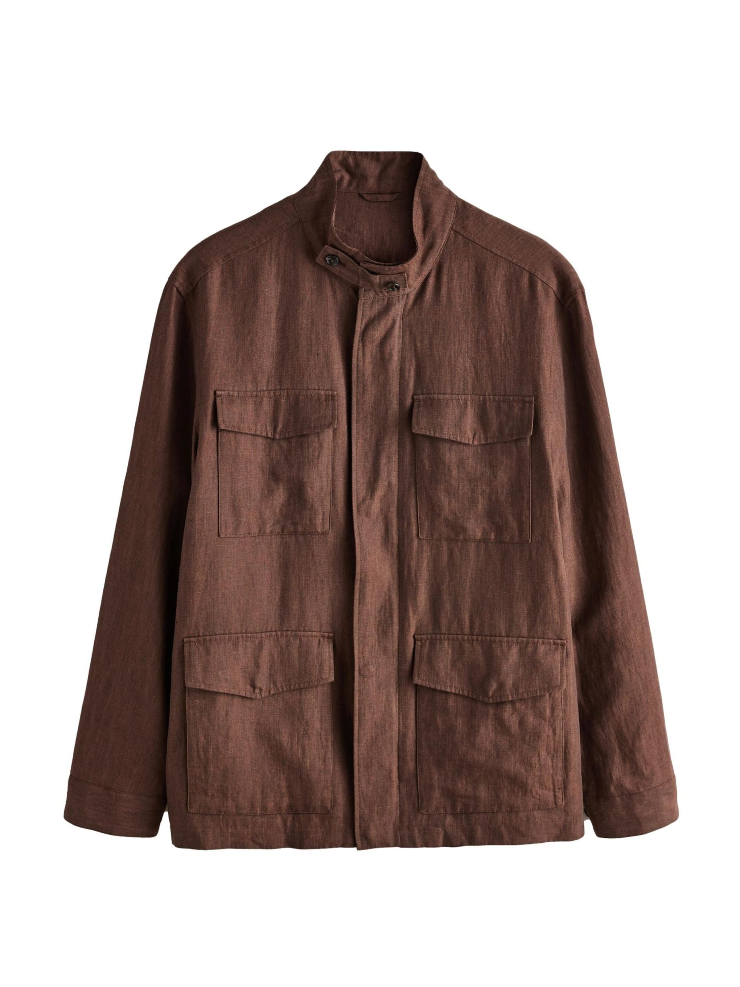 Next Jacke in Braun: Vorderseite