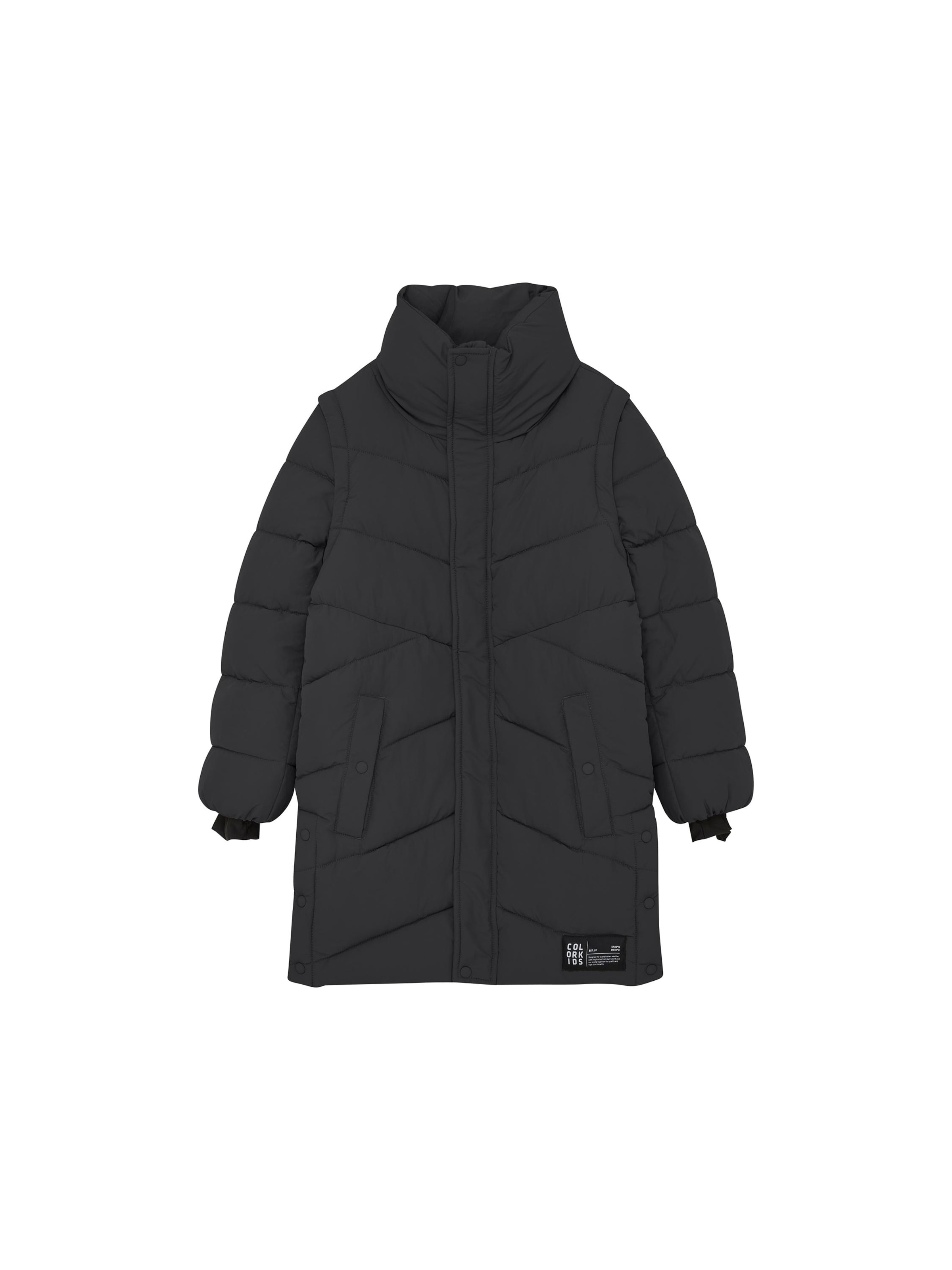 COLOR KIDS Jacke in Grau: Vorderseite