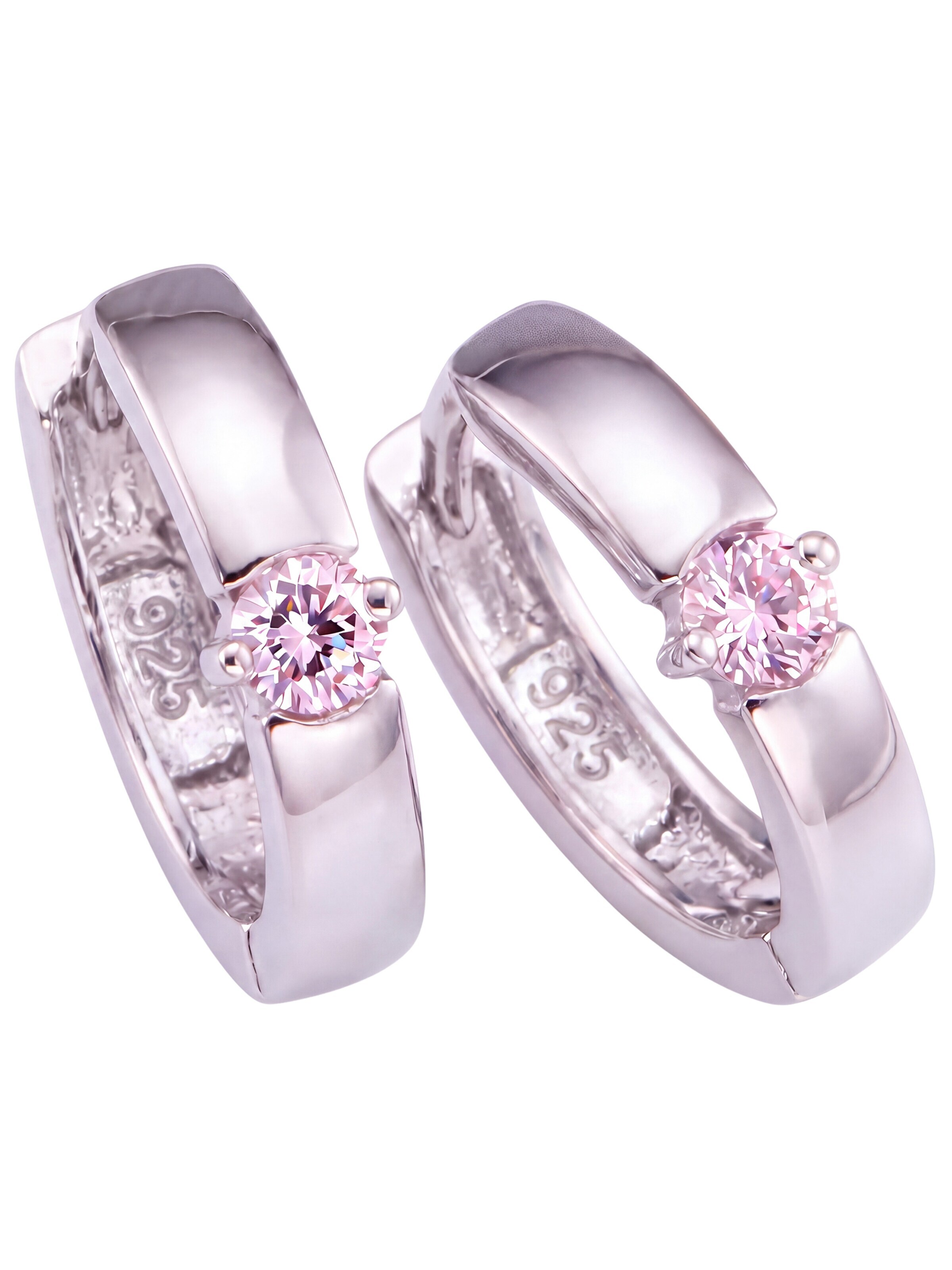 Jobo Earrings in Pink: front