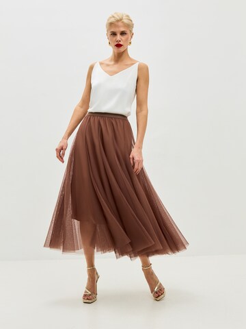 Serena Silueta Nederdel 'Ballerina' i brun