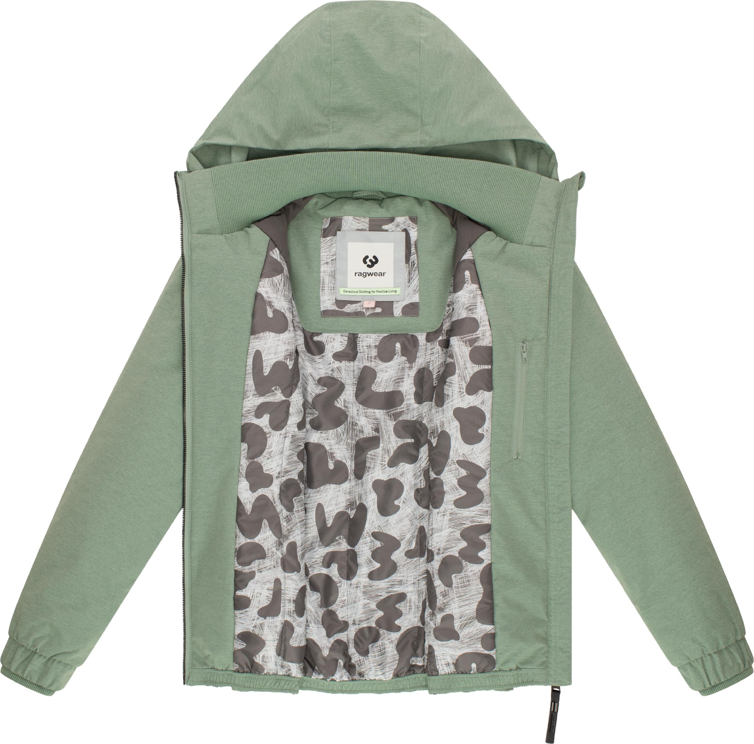 Ragwear Winterjacke 'Dizzie Warm II' in Grün