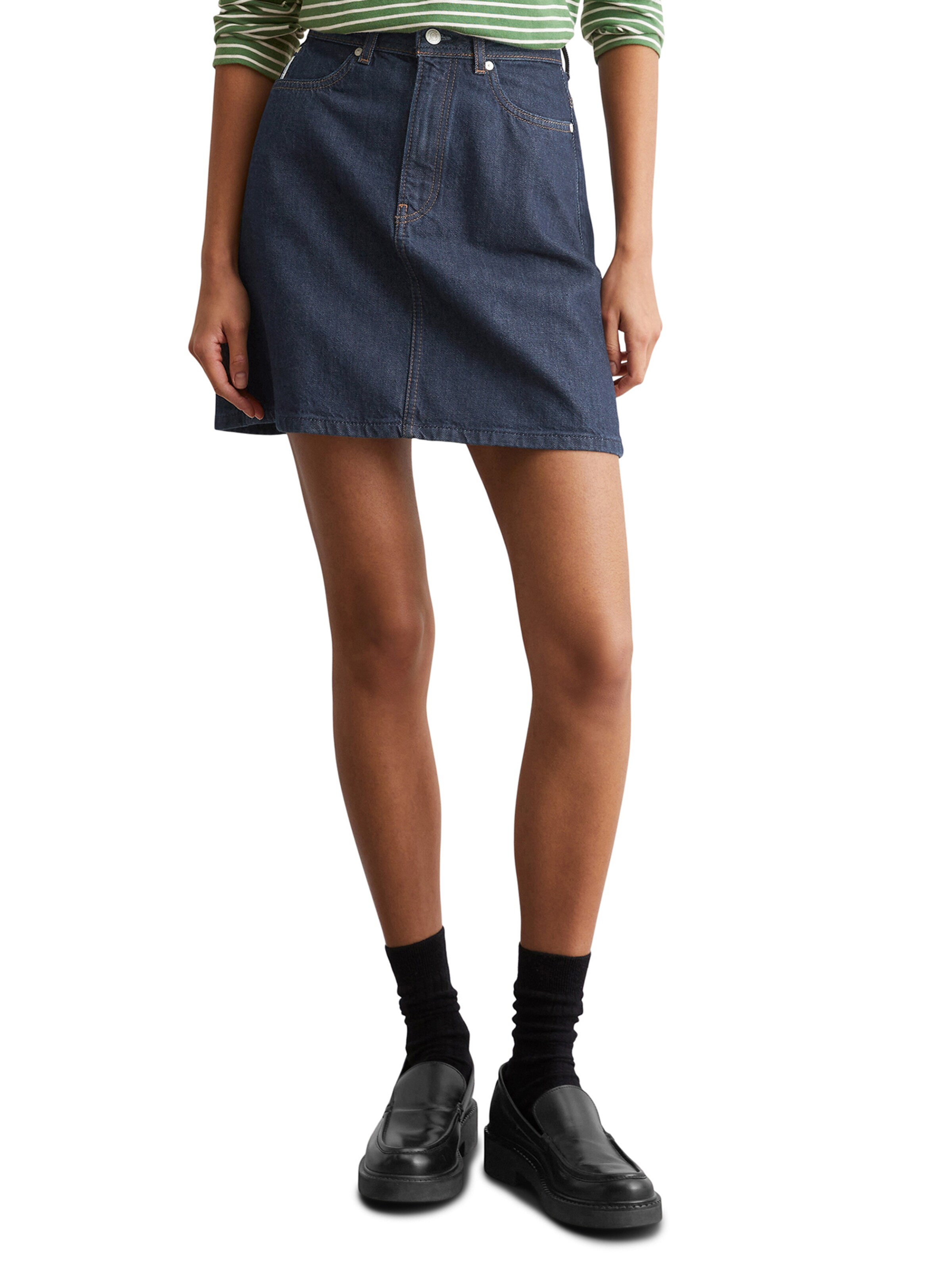 Marc O'Polo DENIM Skirt in Blue: front
