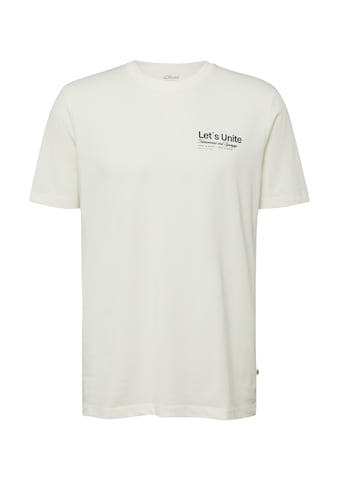 T-Shirt ' ' s.Oliver en beige : devant