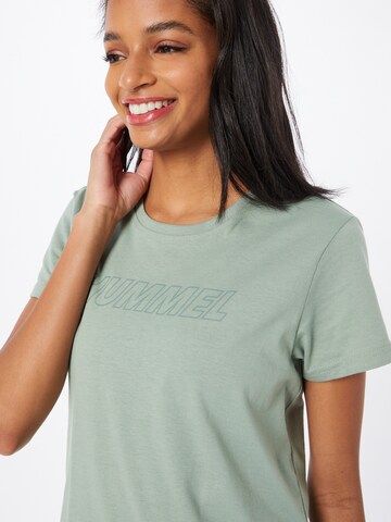 Hummel - Camisa funcionais em verde