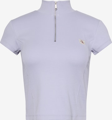 Calvin Klein Jeans Shirt in Lila: voorkant
