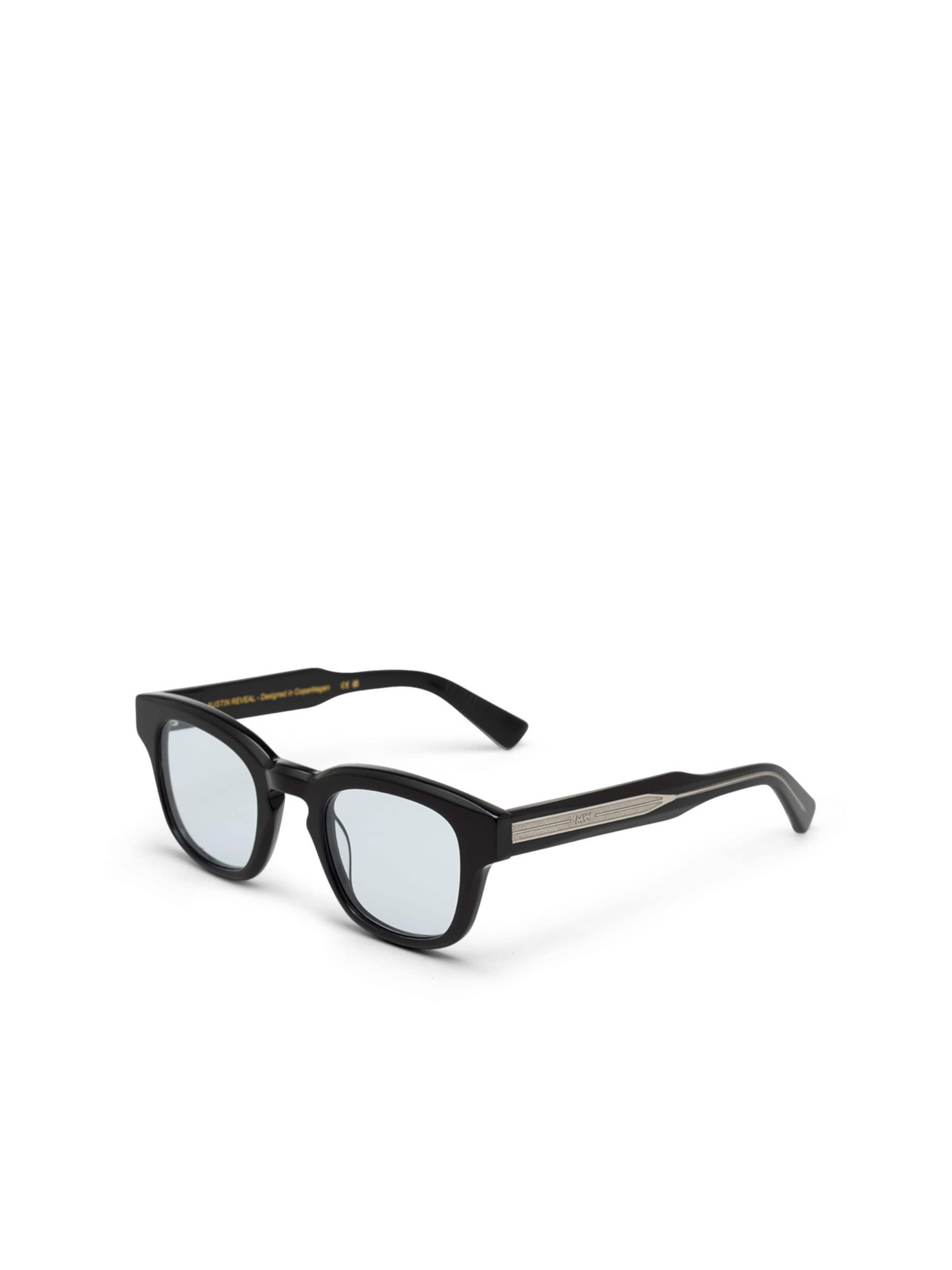 MessyWeekend Zonnebril 'Austin Reveal' in Zwart: voorkant