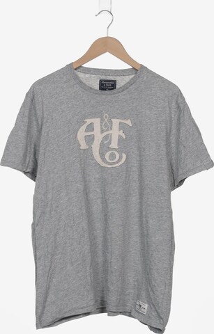 Abercrombie & Fitch Shirt in XXL in Grey: front
