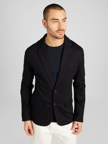 Coupe regular Veste de costume 'Bhlangford' BLEND en noir : devant