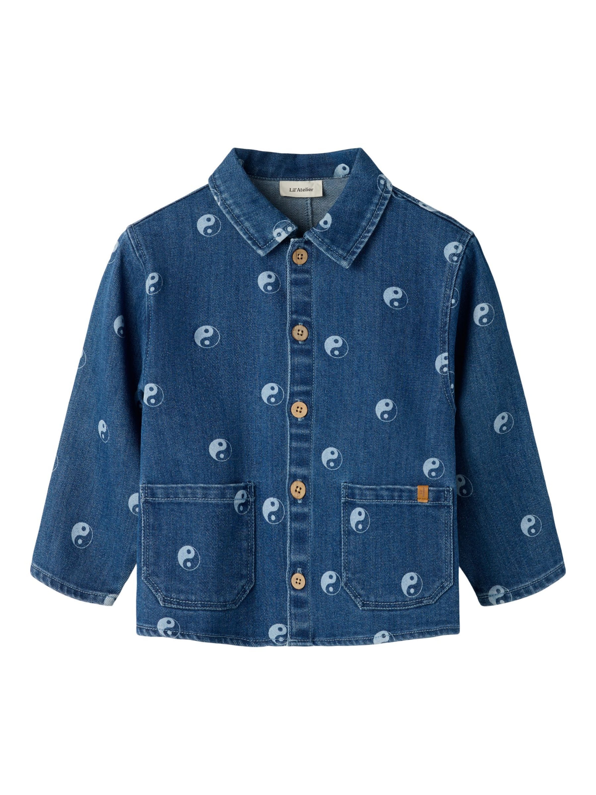 Lil'Atelier - Chaqueta de entretiempo en azul: frente