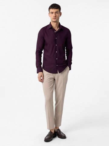 Antioch Regular fit Button Up Shirt 'Johan' in Purple