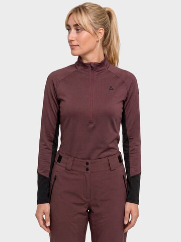 Schöffel Functioneel shirt in Lila: voorkant