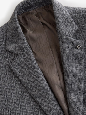 Next Slim fit Suknjič | siva barva
