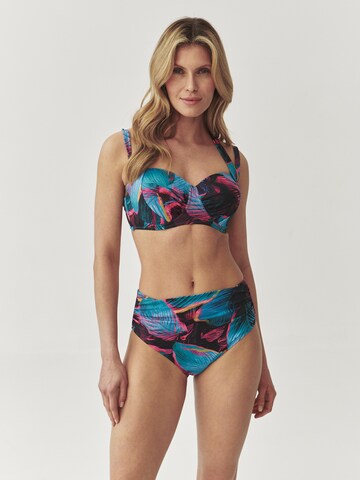 TATUUM Bustier Bikini zgornji del 'DORIA' | modra barva: sprednja stran