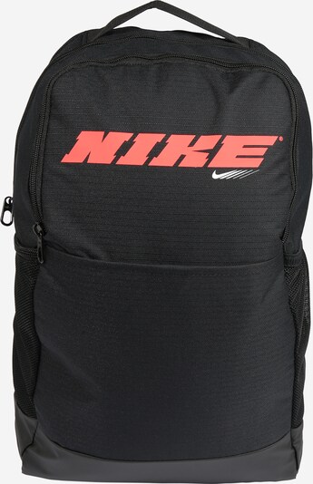 NIKE Sportryggsäck 'Brasilia' i röd / svart, Produktvy