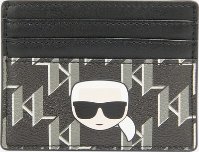 Karl Lagerfeld Estojo em cinzento / cinzento escuro / preto / branco, Vista do produto