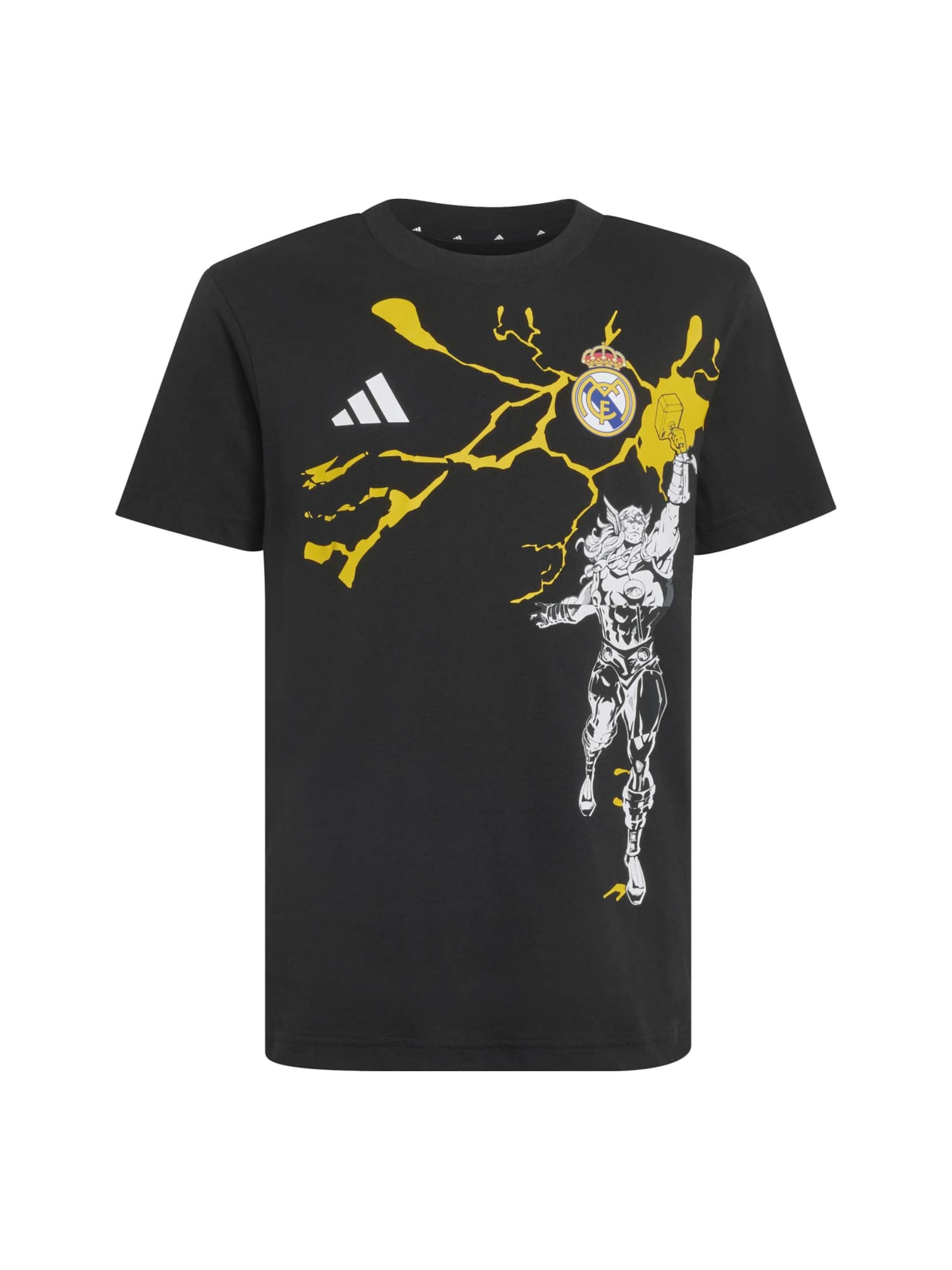 T-Shirt fonctionnel 'Real Madrid Avengers' ADIDAS PERFORMANCE en noir : devant