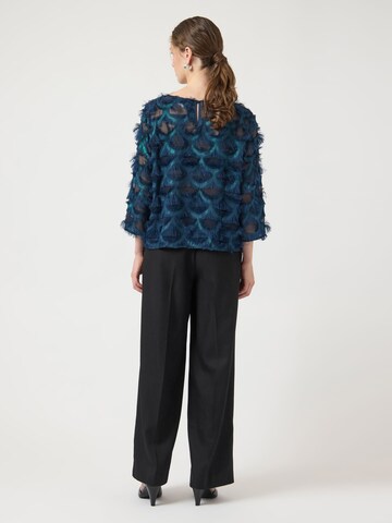 YAS Bluse 'YASPazilla' i blå