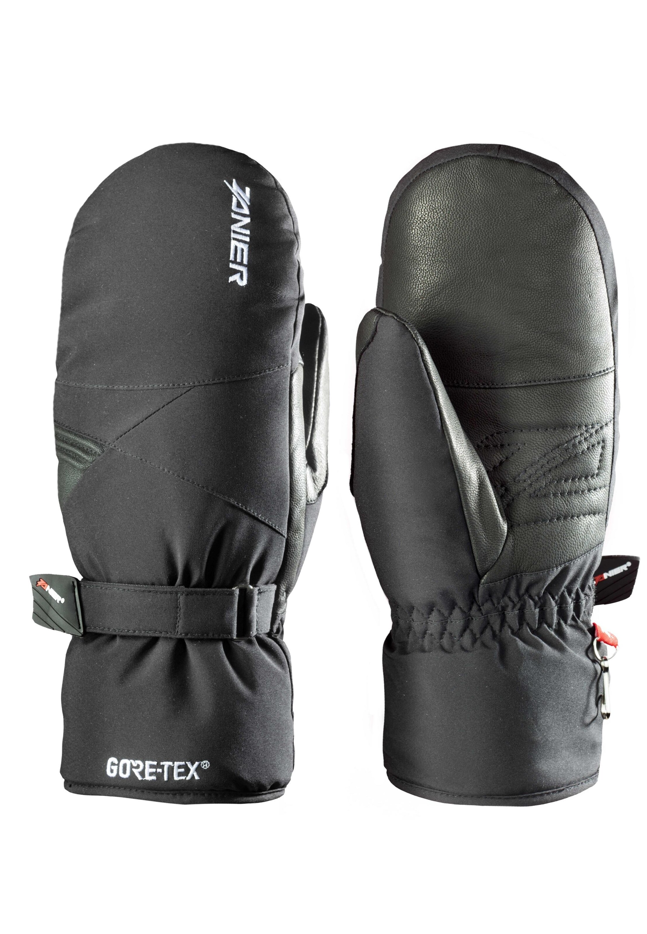Zanier Athletic Gloves 'Schladming GTX' in Black: front