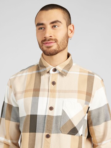 JOOP! Jeans Regular fit Button Up Shirt 'Harvi' in Beige