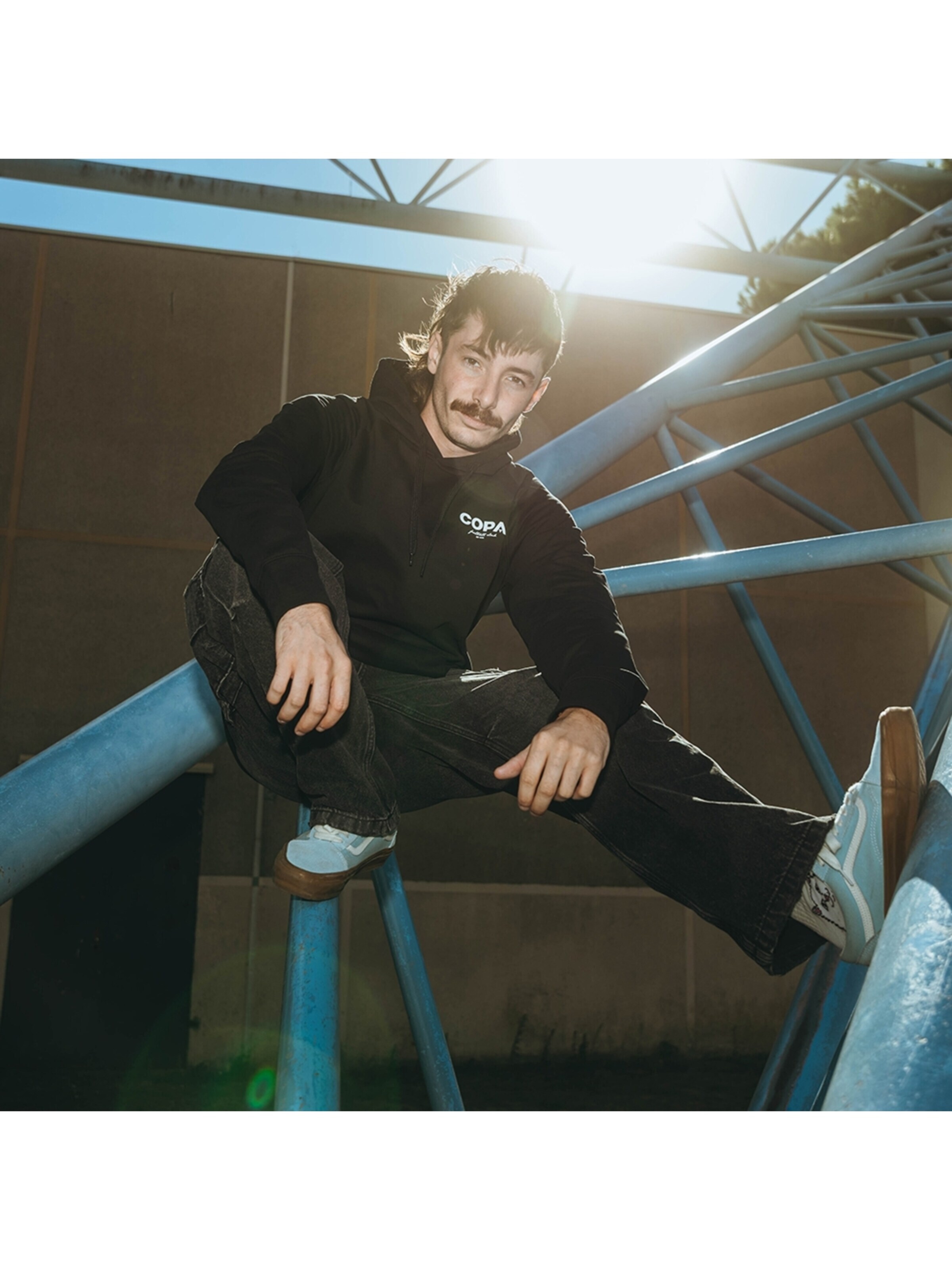 COPA FOOTBALL Trui 'COPA Football Club Hoodie' in Zwart