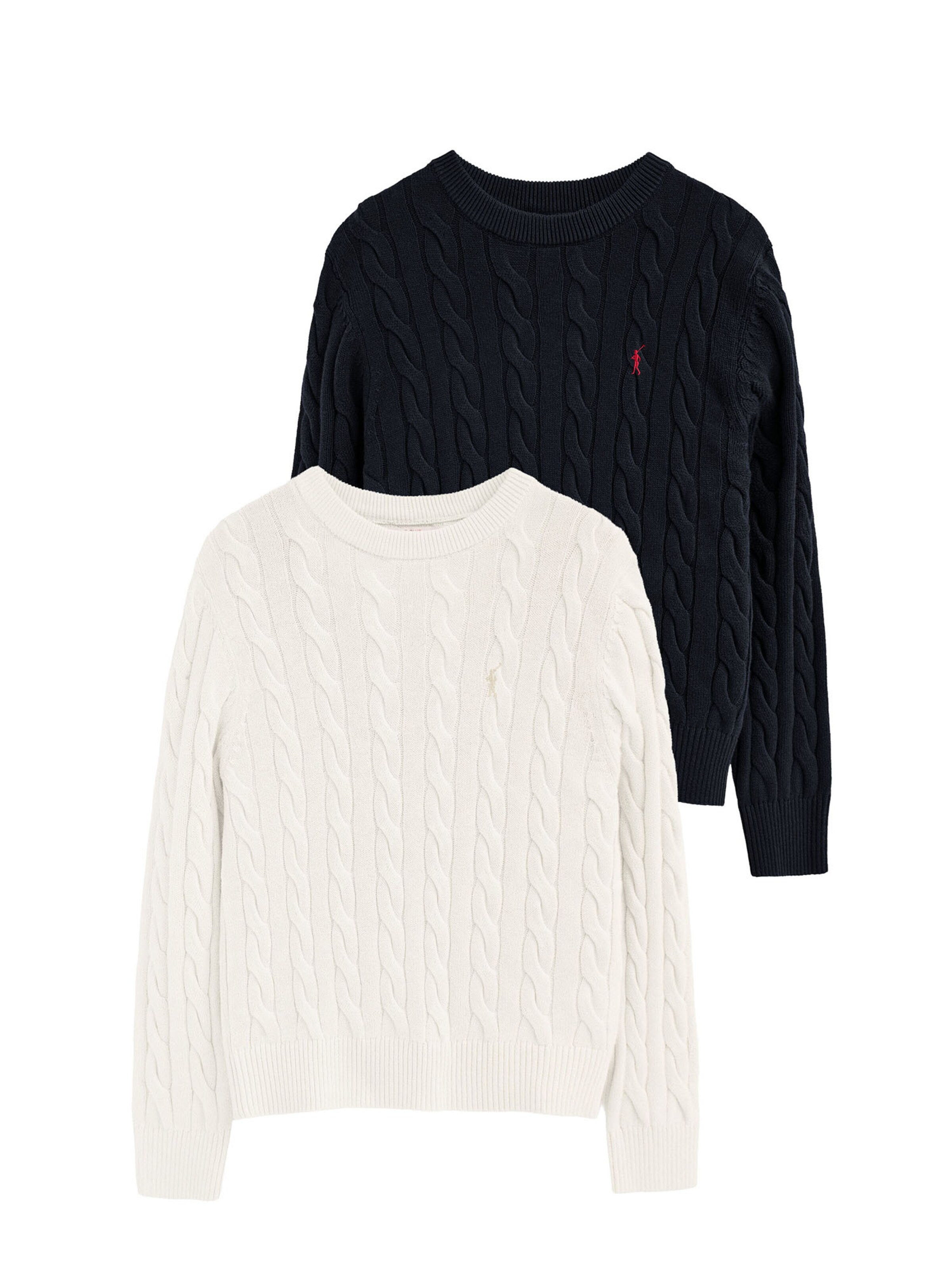 Polo Club Sweater in Blue: front