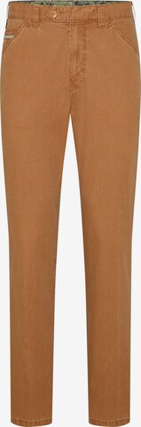 MEYER Slim fit Chino Pants 'Chicago' in Orange: front
