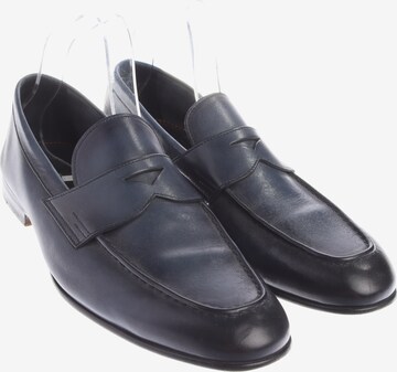 Santoni Halbschuhe 41,5 in Blau: Vorderseite