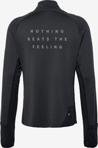 Newline Sportsweatshirt in Schwarz