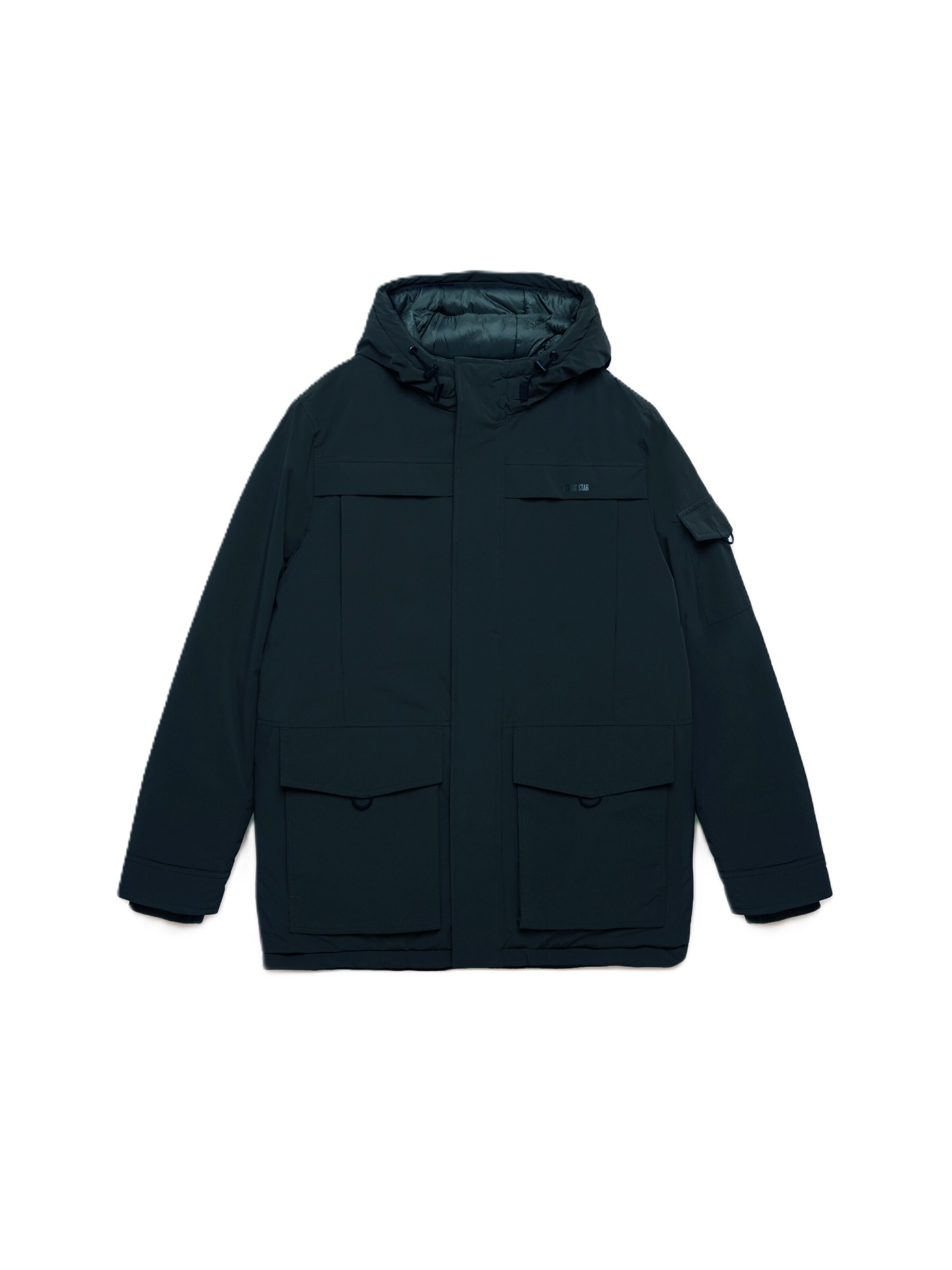 BIG STAR Tussenjas 'LOB' in Blauw: voorkant