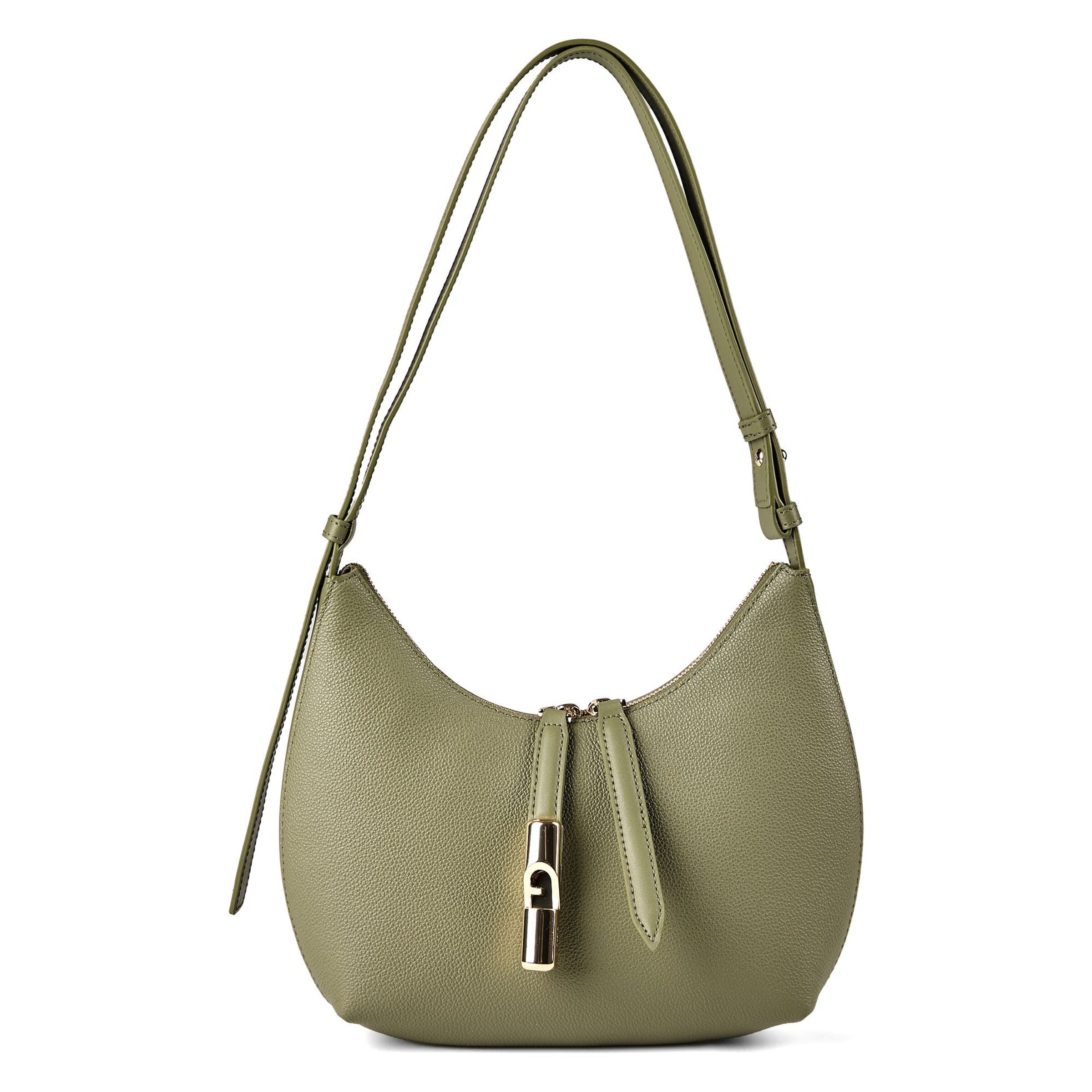 FURLA Schoudertas 'Goccia ' in One Size in de kleur Groen, Productweergave