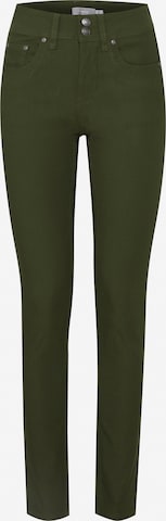 Skinny Pantaloni chino 'Zalin' di Fransa in verde: frontale