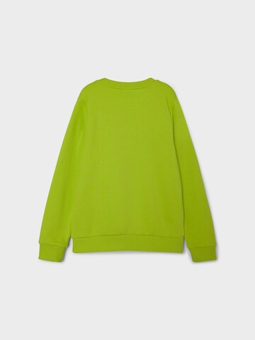 NAME IT Sweatshirt ' NEW YORK ' in Green