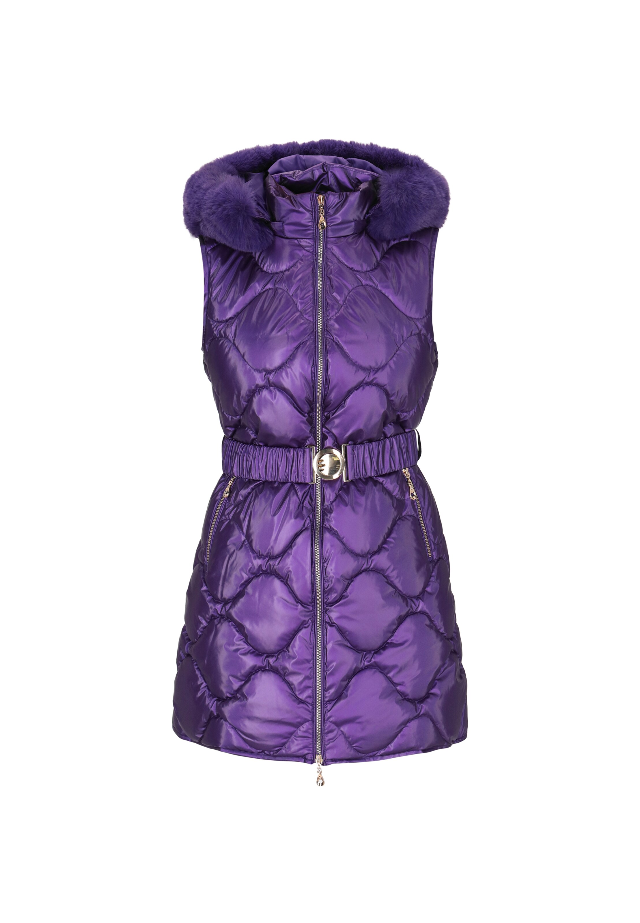 faina Colete em roxo, Vista do artigo