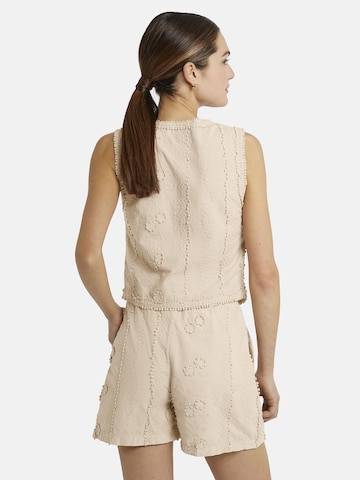 Nicowa Vest 'ALONO' in Beige