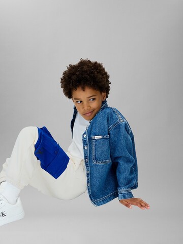 Calvin Klein Jeans Regular Broek in Blauw