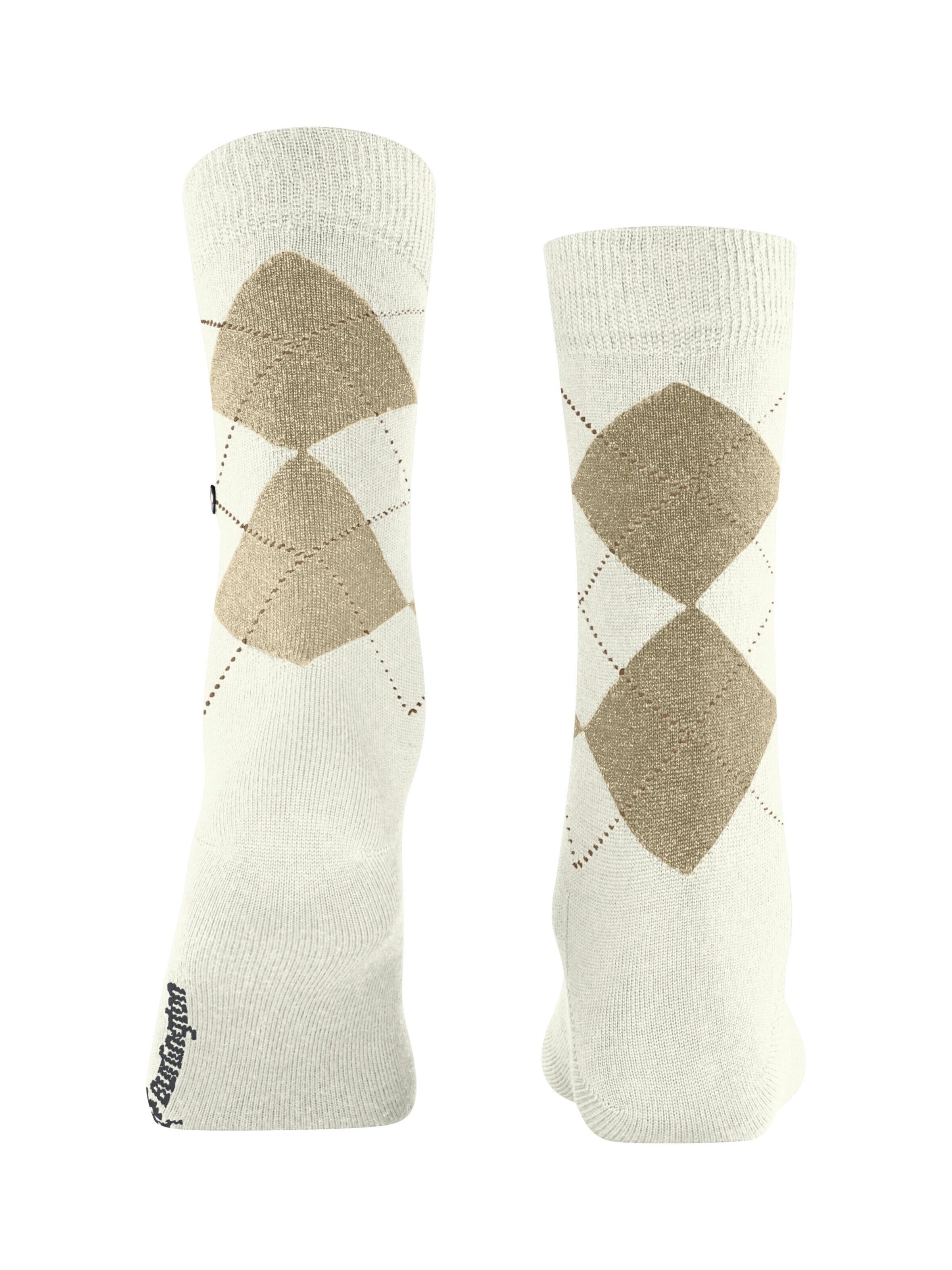 BURLINGTON Socken 'Marylebone Glitter'‌‌‌‌‌‌ in Weiß