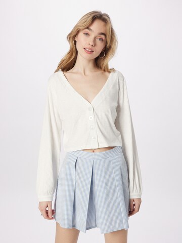 Cardigan Dorothy Perkins en blanc : devant